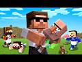 I TURNED YOUTUBER FRIENDS into BABIES in Minecraft..