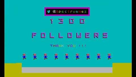 1300 Twitter Followers Sinclair BASIC