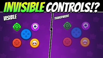How To Set Controls to Transparent? | Brawl Stars