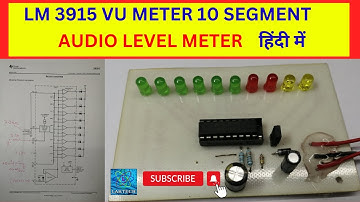 How to make audio level indicator using LM3915 ic/VU METER/LM3915 PCB BOARD/audio level meter