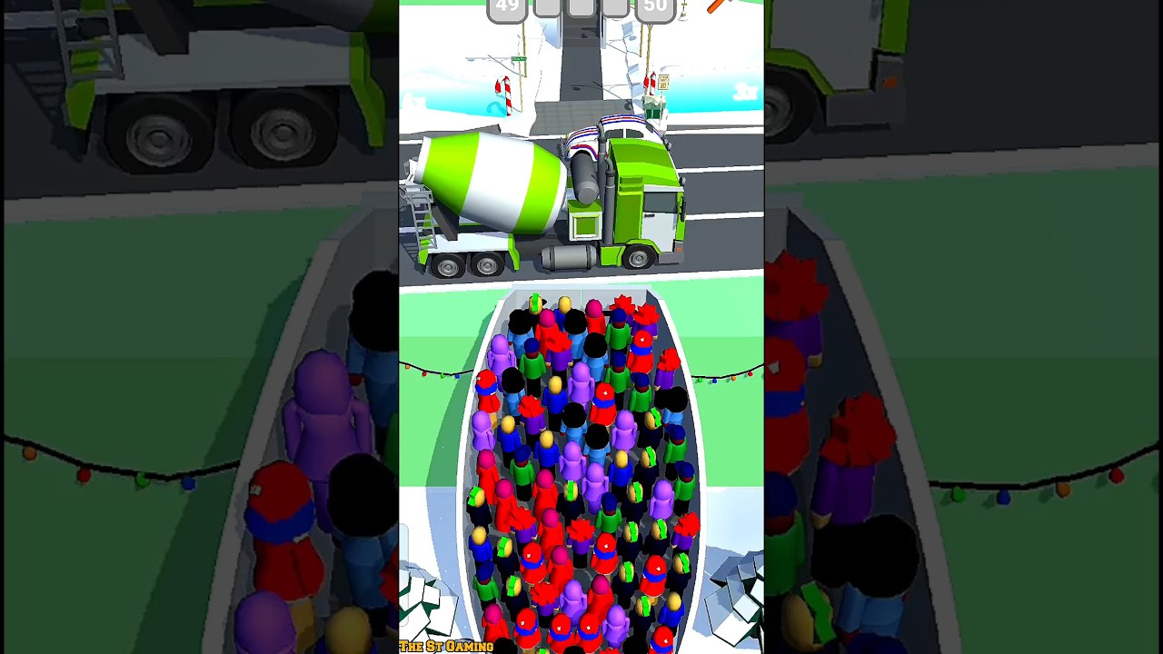 Escalators Run 3D Gameplay Level 50 