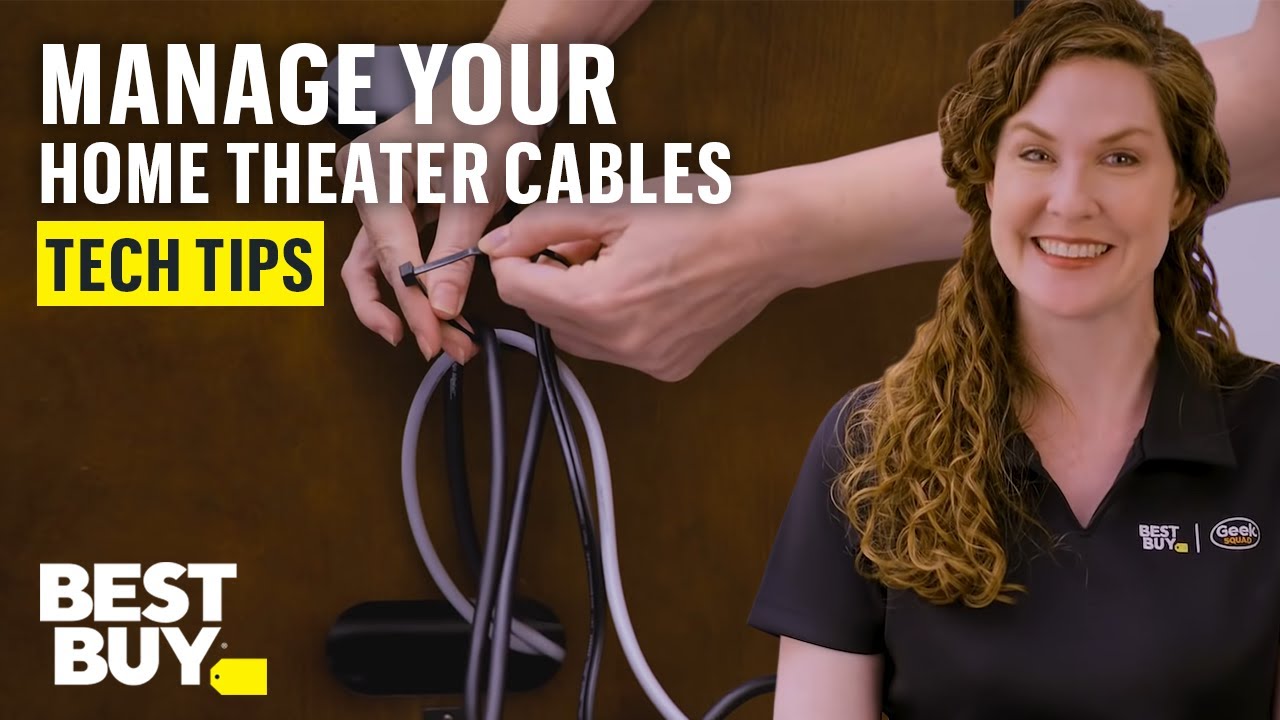 Home Theater Cable Management Kit 