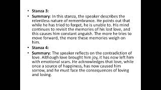 Remembrance By Sir Thomas Wyatt