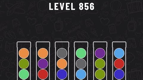 Ball Sort Puzzle Level 856 #ballsortpuzzle #ballsortpuzzlegameplay #puzzlegame #mobilegames