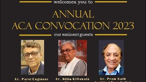 ANNUAL ACA COVOCATION 2023