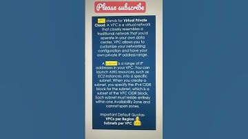 What is AWS VPC and Subnet?
