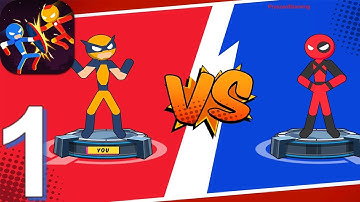 Stick Super: Hero - Gameplay Walkthrough Part 1 (Android,iOS)