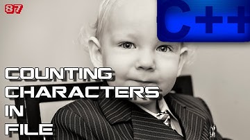 C++ Counting characters in file