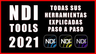 🔴 Cómo USAR las NDI Tools al COMPLETO 2021 📡 ScreenCapture WebcamInput StudioMonitor TestPattern #2