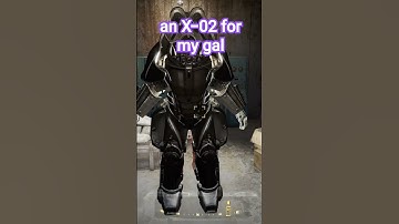 Fallout 4. I gave my girlfriend an X-02 power armor. #fallout4