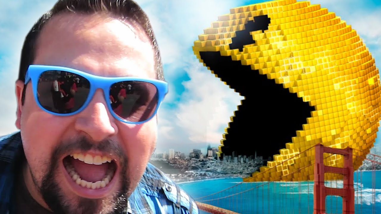 Rich Takes The Pac-Man Marshmallow Challenge - Rich Vlog - YouTube