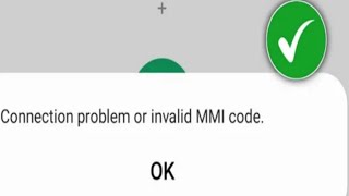 How To Fix Connection Problem Or Invalid MMI Code (2024) | How To Fix Invalid MMI Code