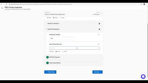 Facility Inspection tutorial