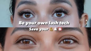 The ONLY Lash Extension Tutorial You'll Need | at home