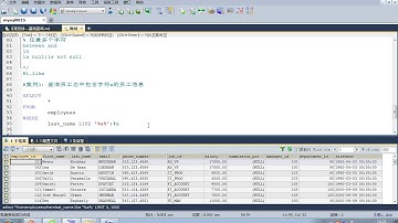 31 尚硅谷 MySQL基础 模糊查询—like关键字