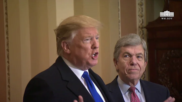 President Trump Participates in a Senate Republican Policy Lunch