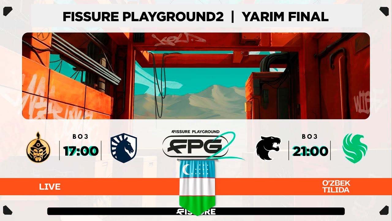 [UZ] YARIM FINAL!  |  Falcons vs Furia, TheMongolz vs Liquid  | FISSURE Playground2