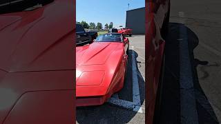 1981 red corvette