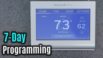 Honeywell Home RTH9585WF | 7-Day Programming Schedule | Digtal WiFi Thermostat