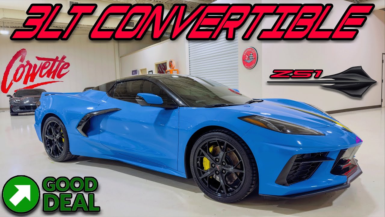 Gently used 2022 Rapid Blue C8 Stingray at Corvette World!