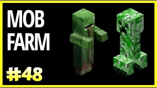 Mob Farm - Minecraft Türkçe Survival - Türkçe Minecraft - Bölüm 48