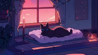 December Chill  Lofi cat | just want to help you relax  Chill Beats To Relax / Study To