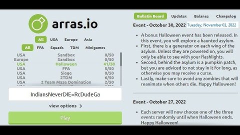 Arras.io Event -Halloween
