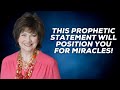 This PROPHETIC STATEMENT Will Position You for Miracles! | A Prophetic Dream from Lindsay Roberts