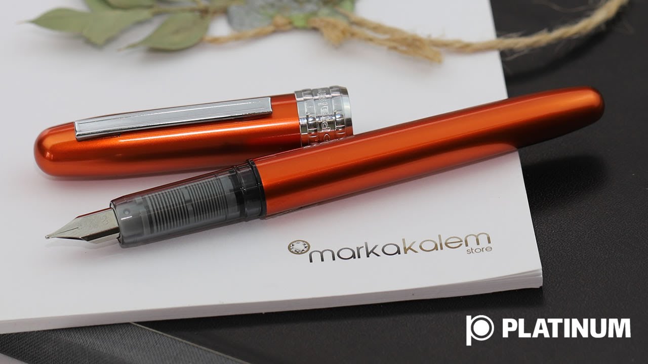 Stylo Plume Platinum Plaisir - Nova Orange