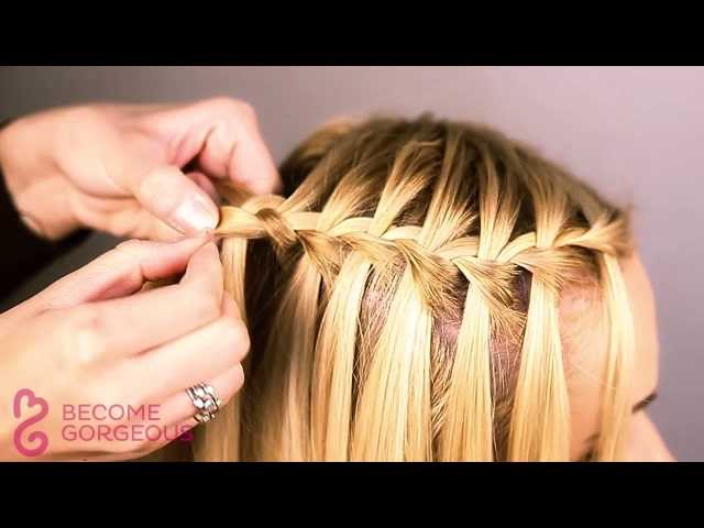 Waterfall Braid: How To Do A Waterfall Braid - Step by Step Guide - Luxy®  Hair