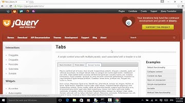 Selenium Python Webdriver Tutorial - jQuery UI Tabs