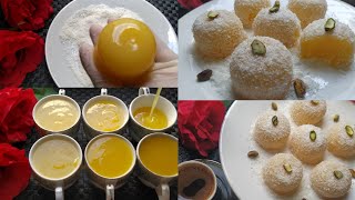 Turkish orange dessert with only three ingredients is easy, fast and very delicious