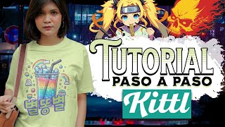 TUTORIAL: Kittl Paso a paso  Como Diseñar 3 Best sellers para tu tienda Print on Demand
