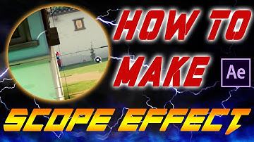 How to make scope effect in your valorant montage with After effects | Hindi Tutorial |After effects
