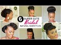 2021 BRIDAL NATURAL HAIRSTYLES FOR BLACK WOMEN