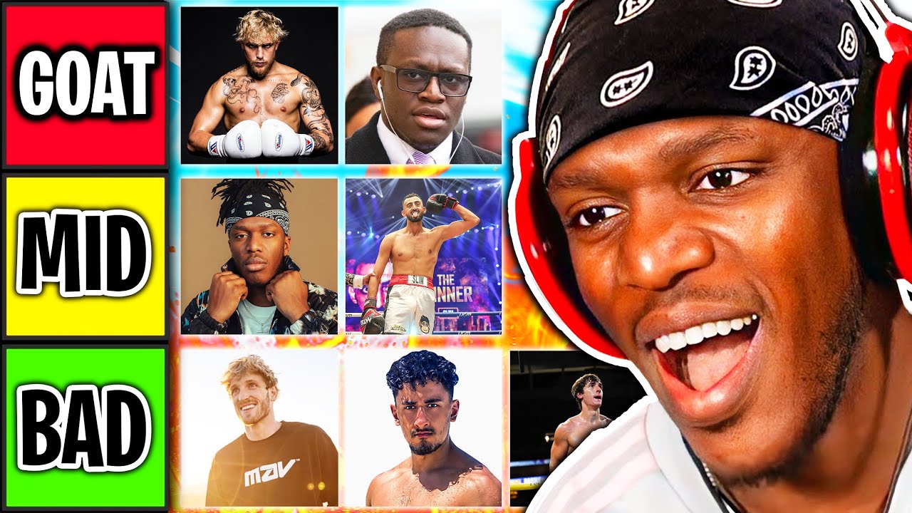 YouTube Boxing Tier List (Ranking YouTube Boxers) YouTube
