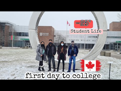 FIRST DAY TO COLLEGE AS AN INTERNATIONAL STUDENT | Durham College | Oshawa ???