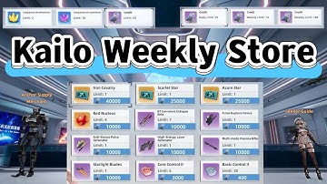 ♡Tower of Fantasy♡ [ToF 5.0] EASY 7K CREDITS PER WEEK! Kailo Shopping Guide