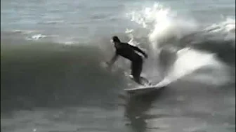 Surfing Cayucos Pier 1996, Mike Jones from AzhiaziaM Surfing Cayucos Pier 1996, Mike Jones from AzhiaziaM
