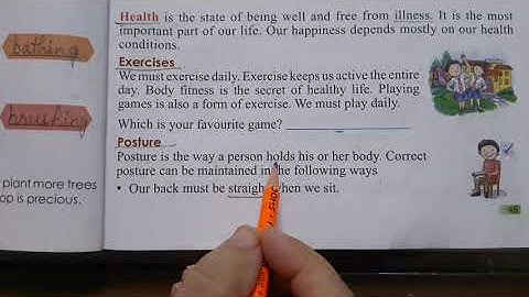 Class-2 Evs, L-8 Health Is Wealth