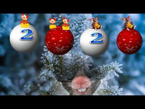 🌲 Новогоднее видео поздравление с новым годом🌲НОВЫЙ ГОД белой крысы🌲