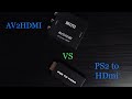 Сравниваем AV2HDMI и PS2toHdmi (Выбираем Видео Конвертер для PlayStation)