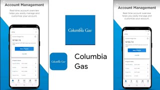 Columbia Gas | how to add bank account in Columbia Gas app | how to pay bill in Columbia Gas screenshot 1