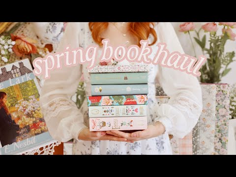an enchanting & whimsical spring book haul 📖🌷🫖