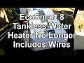 Hardwire Installation of EcoSmart 8 with no Pigtail