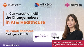 In Conversation with the Change - Makers in AI & Healthcare | Dr Farah Part 3