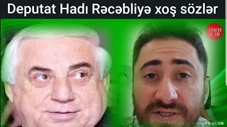 Tural Sadıqlıdan deputata "xoş sözlər"