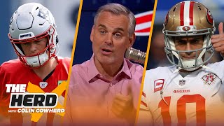 Why Giants should pursue Jimmy Garoppolo after brawl, Patriots offensive struggles | NFL | THE HERD