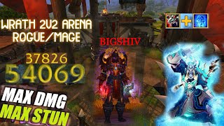 Classic Wrath- Rogue/Mage 2V2 Arena Season 8 insane strats high mmr