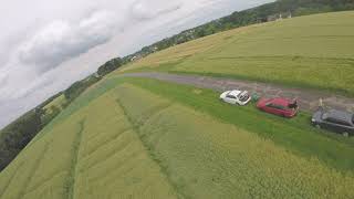 FPV SkyLord 5 following a Multiplex Funcub......